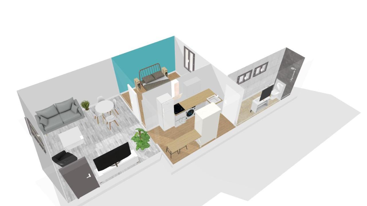Apartamento Le Blue St Léon : 2 pièces COZY Lit King Size WIFI Colmar Exterior foto